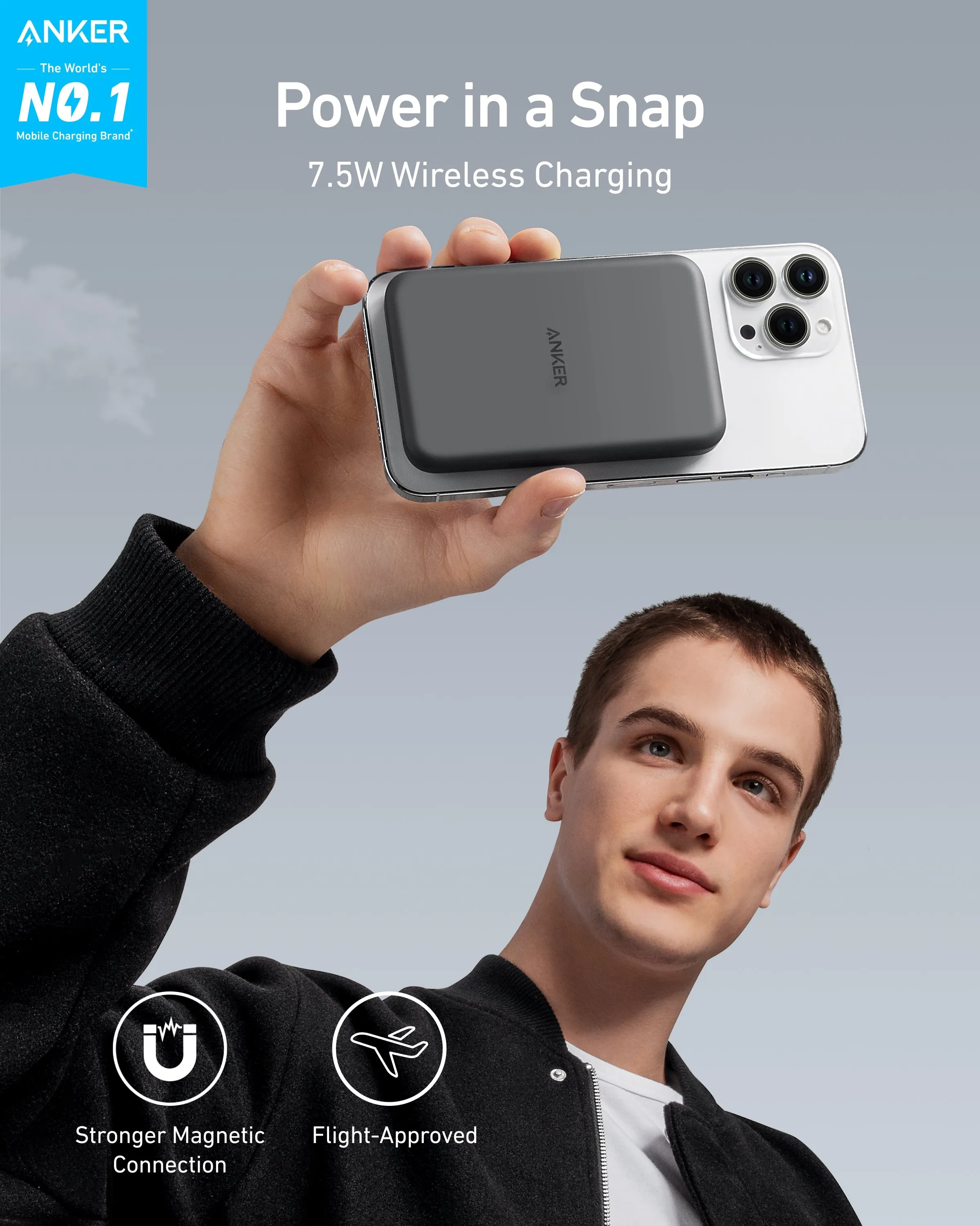Anker <b>621</b> Magnetic Battery (MagGo) sold by Zulily product image thumbnail 2