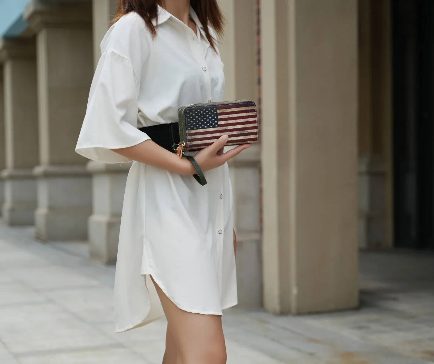 Uriel Printed Flag Wallet sold by Zulily product image thumbnail 2