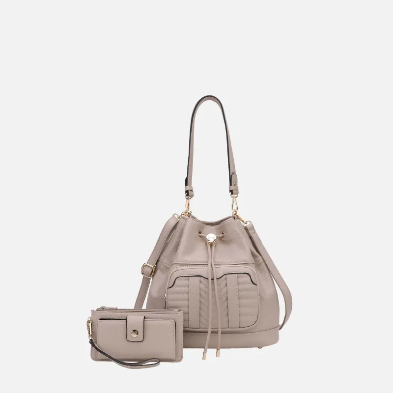 Ryder Bucket Bag and Wallet Set made by Zulily