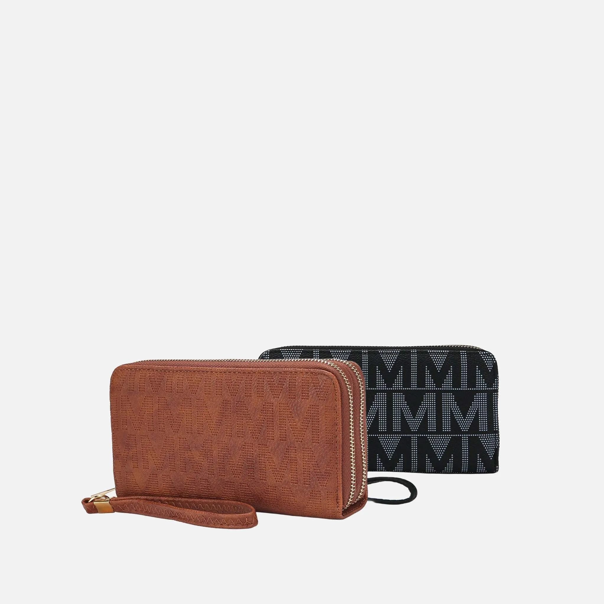 Kathe Embossed M Signature Wallet Wristlet sold by Zulily product image thumbnail 4