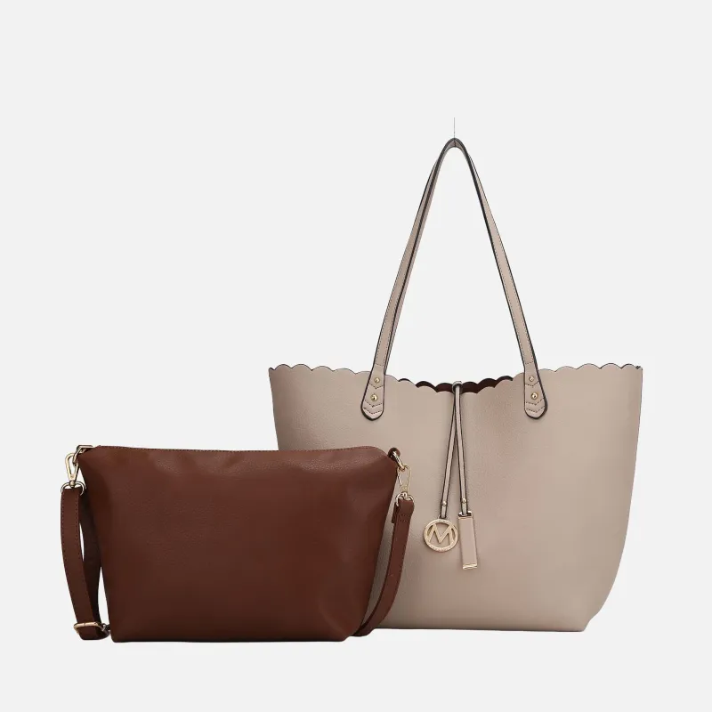 Amahia Tote Bag and Crossbody Set made by Zulily