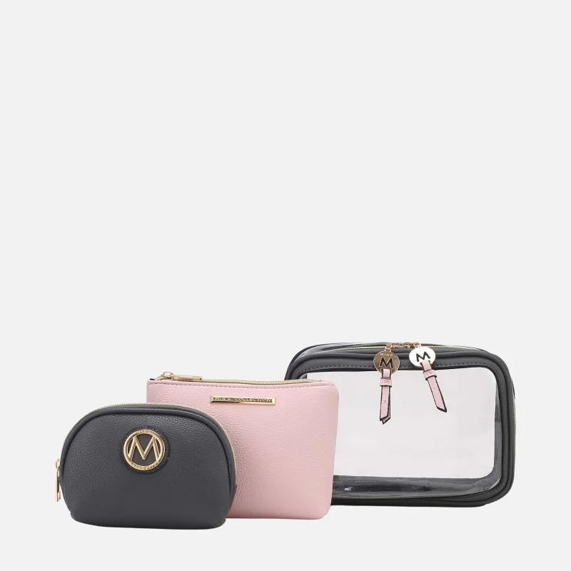 Laura Cosmetic Case and Set made by Zulily