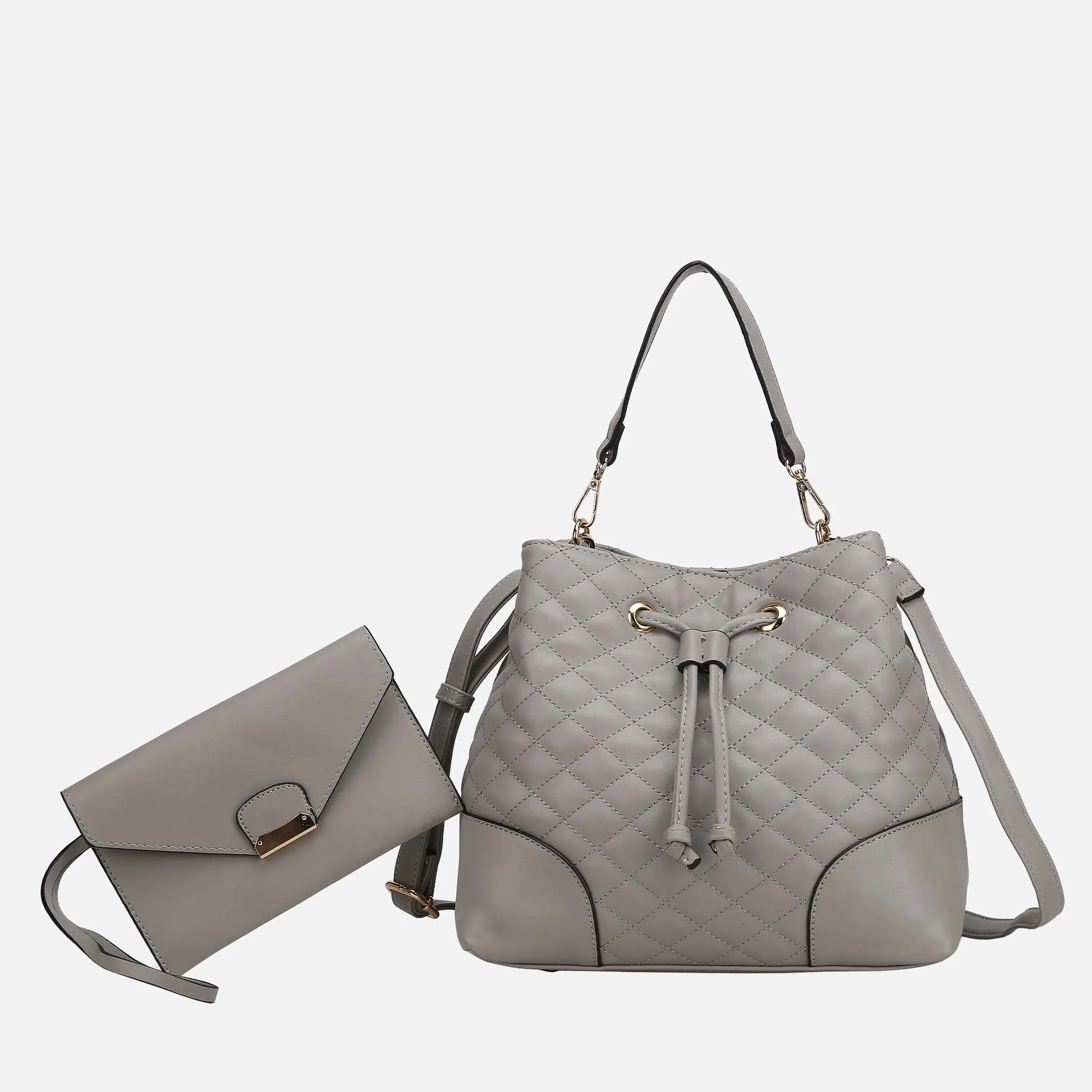 Wendy 2 PCS Bucket Bag with Wristlet sold by Zulily product image thumbnail 4