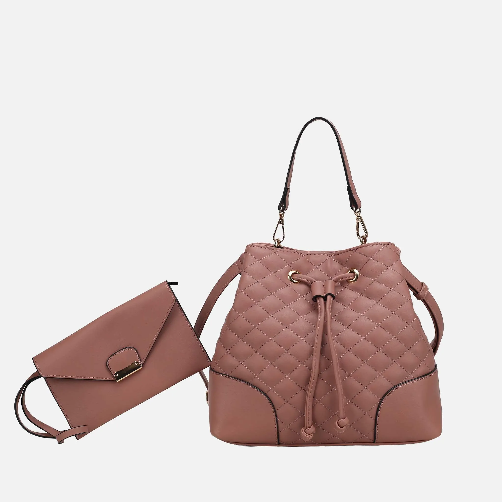 Wendy 2 PCS Bucket Bag with Wristlet sold by Zulily product image thumbnail 5