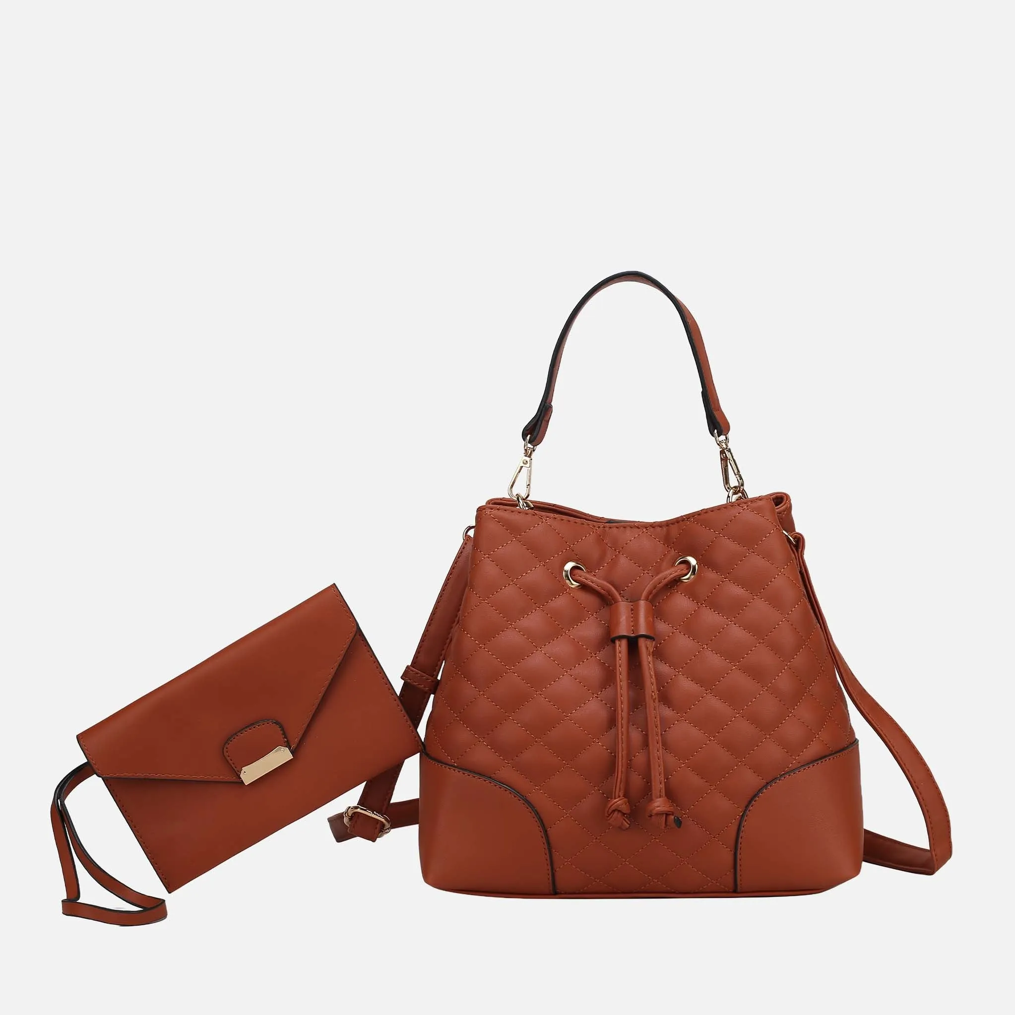 Wendy 2 PCS Bucket Bag with Wristlet sold by Zulily product image thumbnail 3