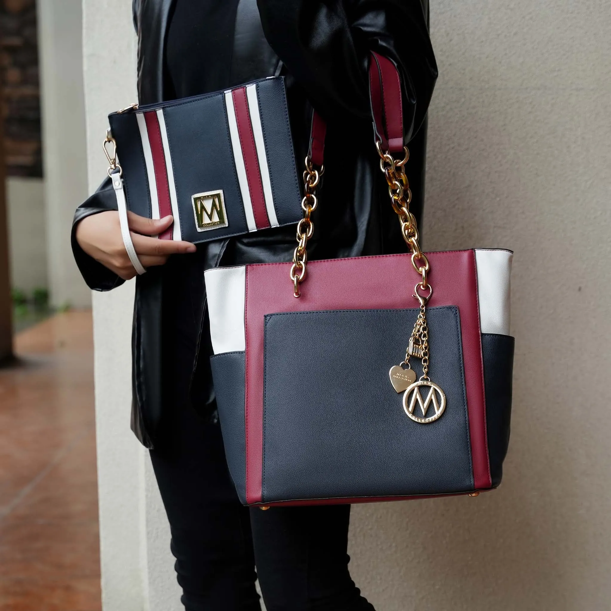 Rochelle Tote and Wristlet Set sold by Zulily product image thumbnail 2