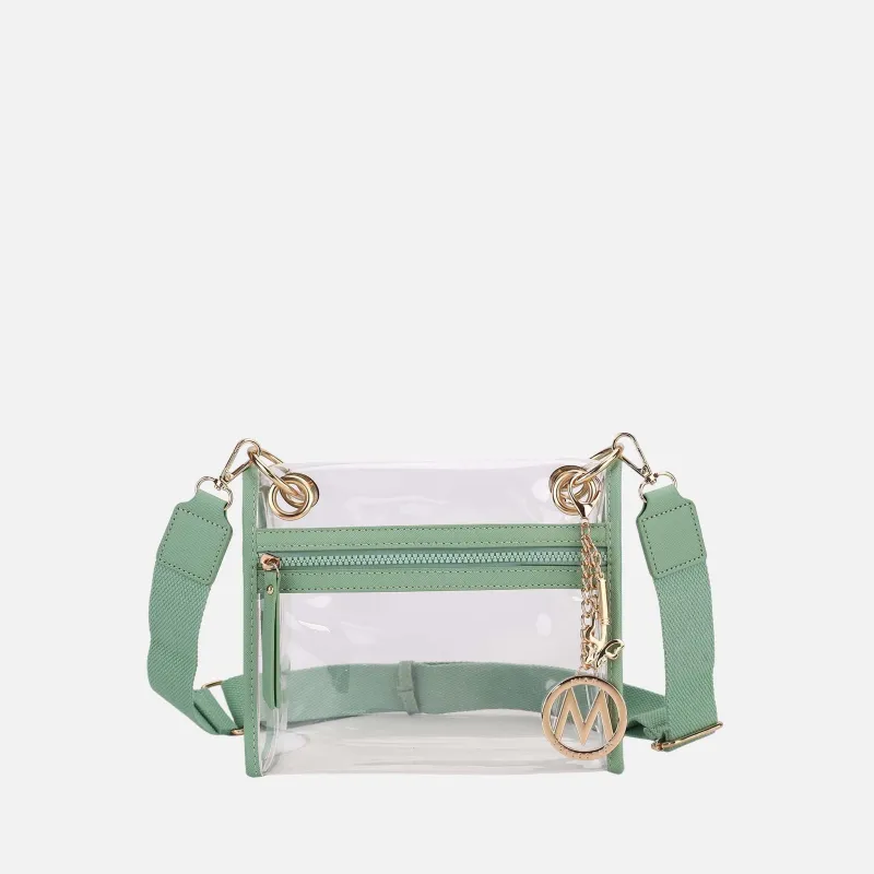 Gia Clear Crossbody Bag made by Zulily