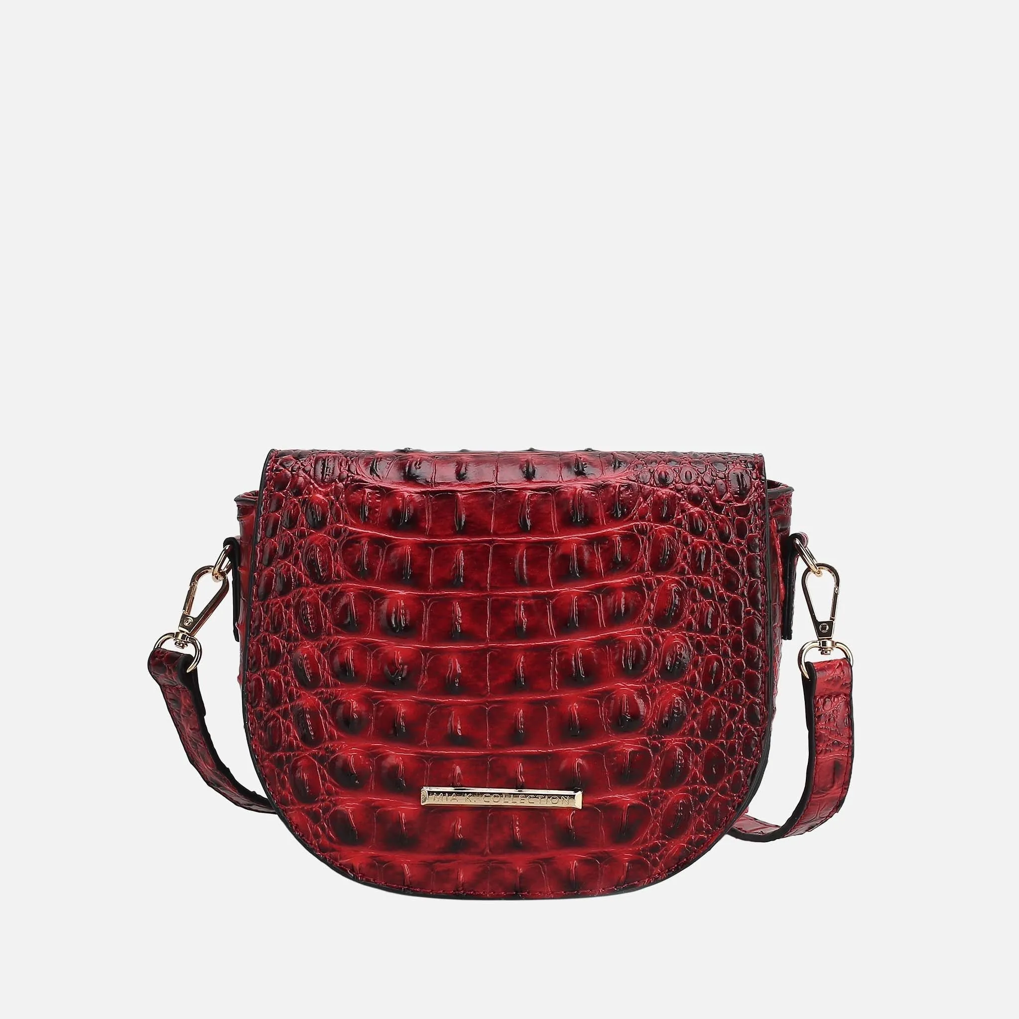 Amalia Solid Croc Crossbody Bag sold by Zulily product image thumbnail 3