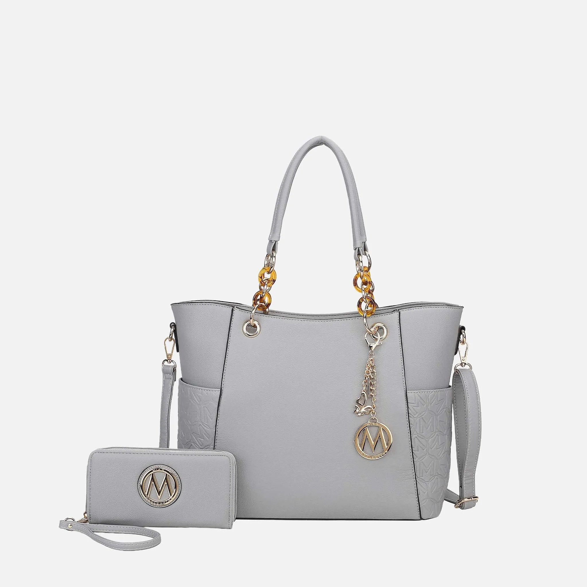 Merlina Embossed Tote Bag and Set sold by Zulily product image thumbnail 4