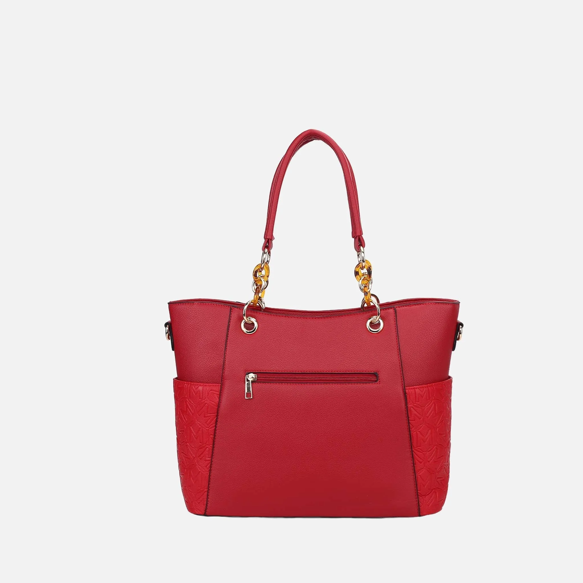 Merlina Embossed Tote Bag and Set sold by Zulily product image thumbnail 2