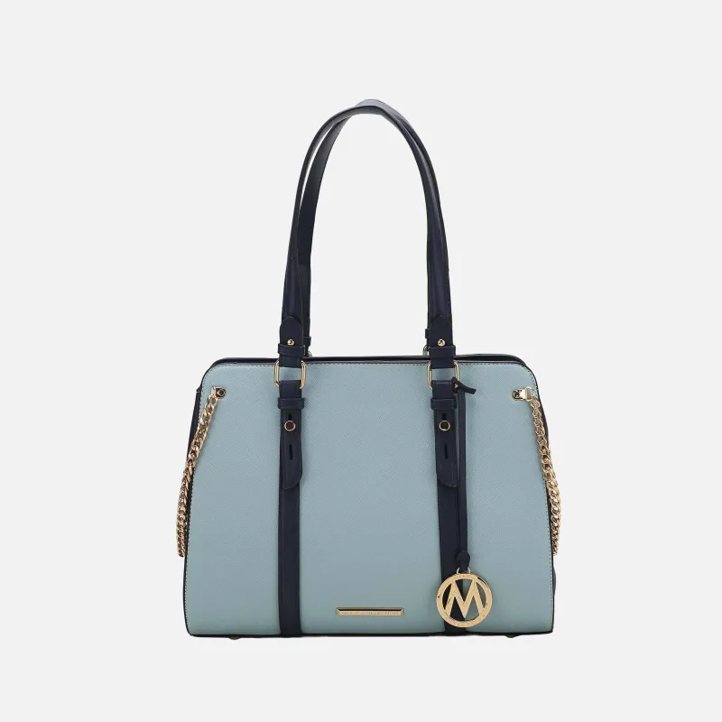 Amy Color-Block Shoulder Bag made by Zulily
