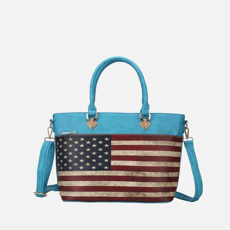 Lilian Printed Flag Tote Bag made by Zulily