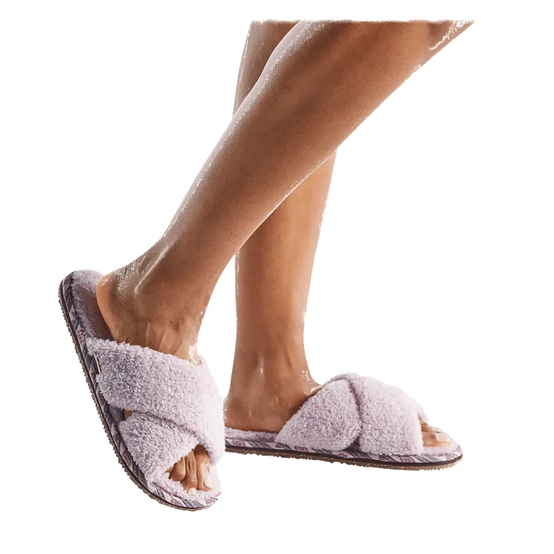 Feelgoodz Womens Equinox Cross-Strap Slipper made by Zulily