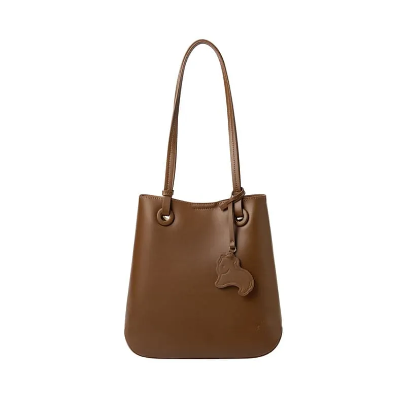 Leather Horse Charm Tote Bag made by Zulily