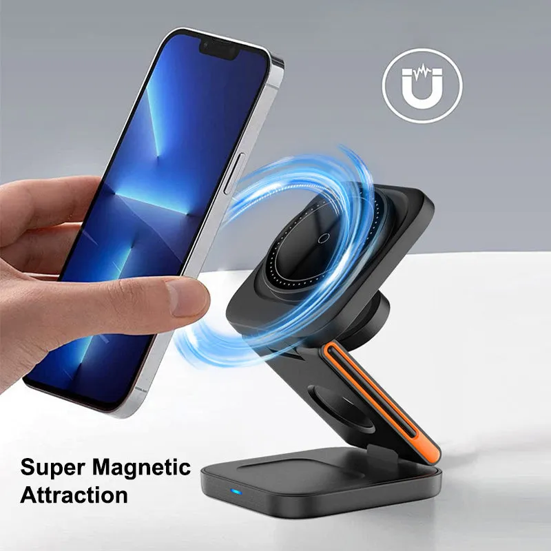 FlexiTrip Foldable Wireless Charger – Compact, Fast Charging, Portable Design for iPhone, Android, and Qi-Enabled Devices sold by Zulily product image thumbnail 5