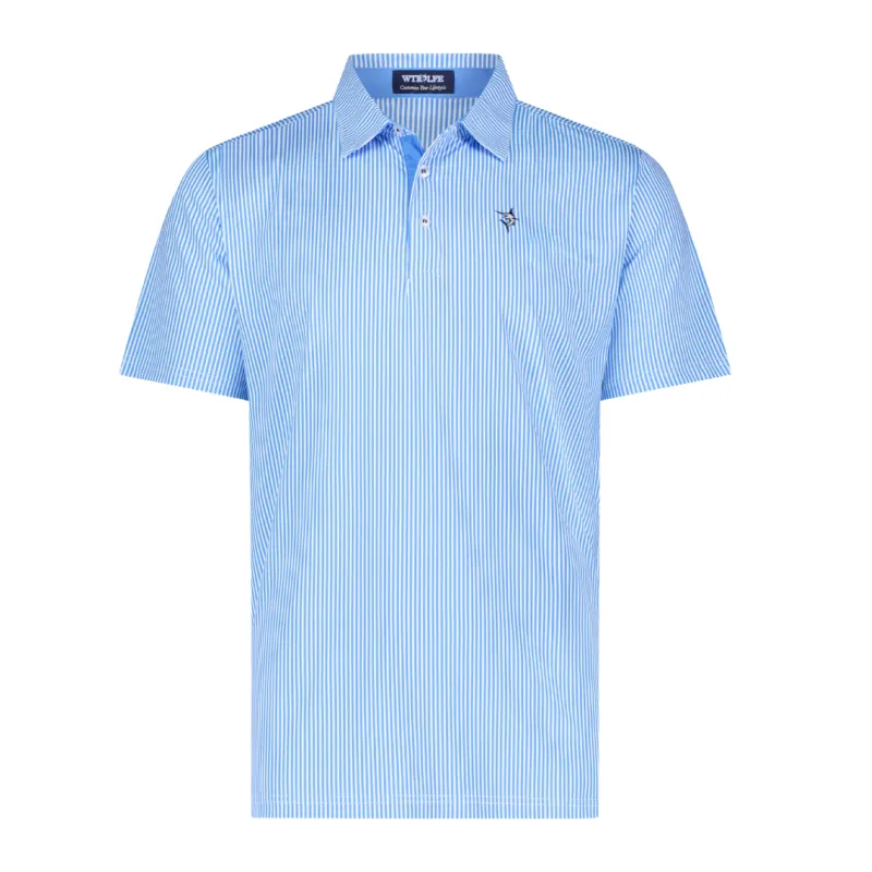 Striper Performance Polo made by Zulily