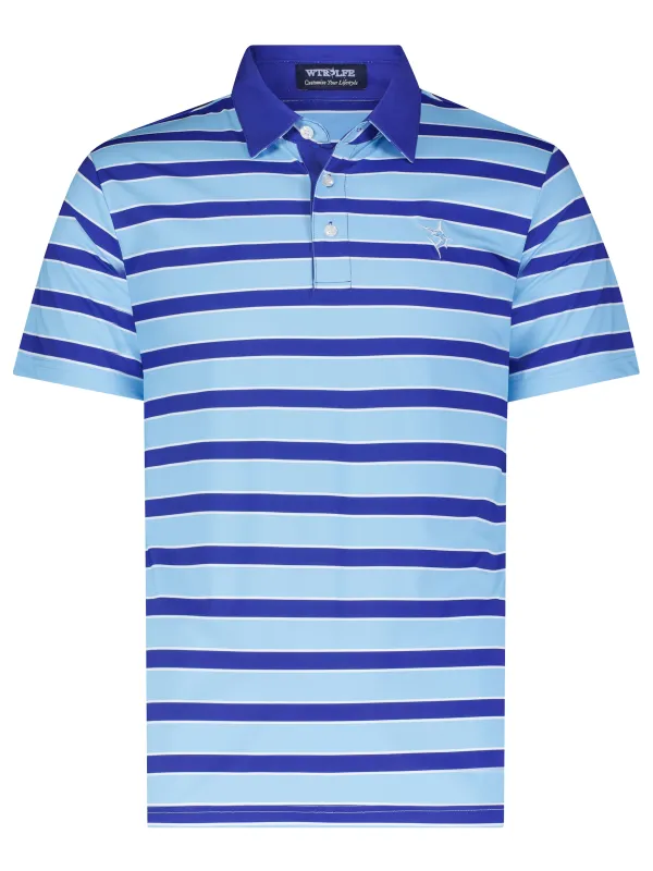 Fairway Striped Polo made by Zulily