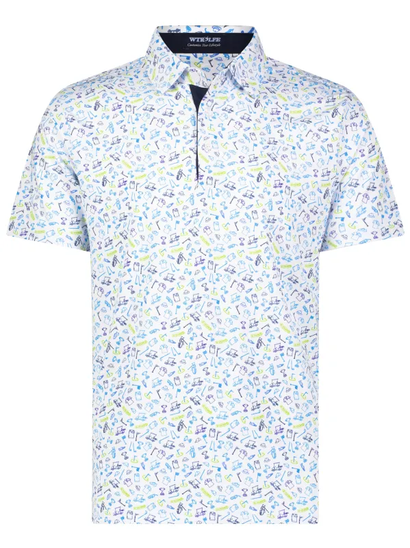 Links Print Polo made by Zulily