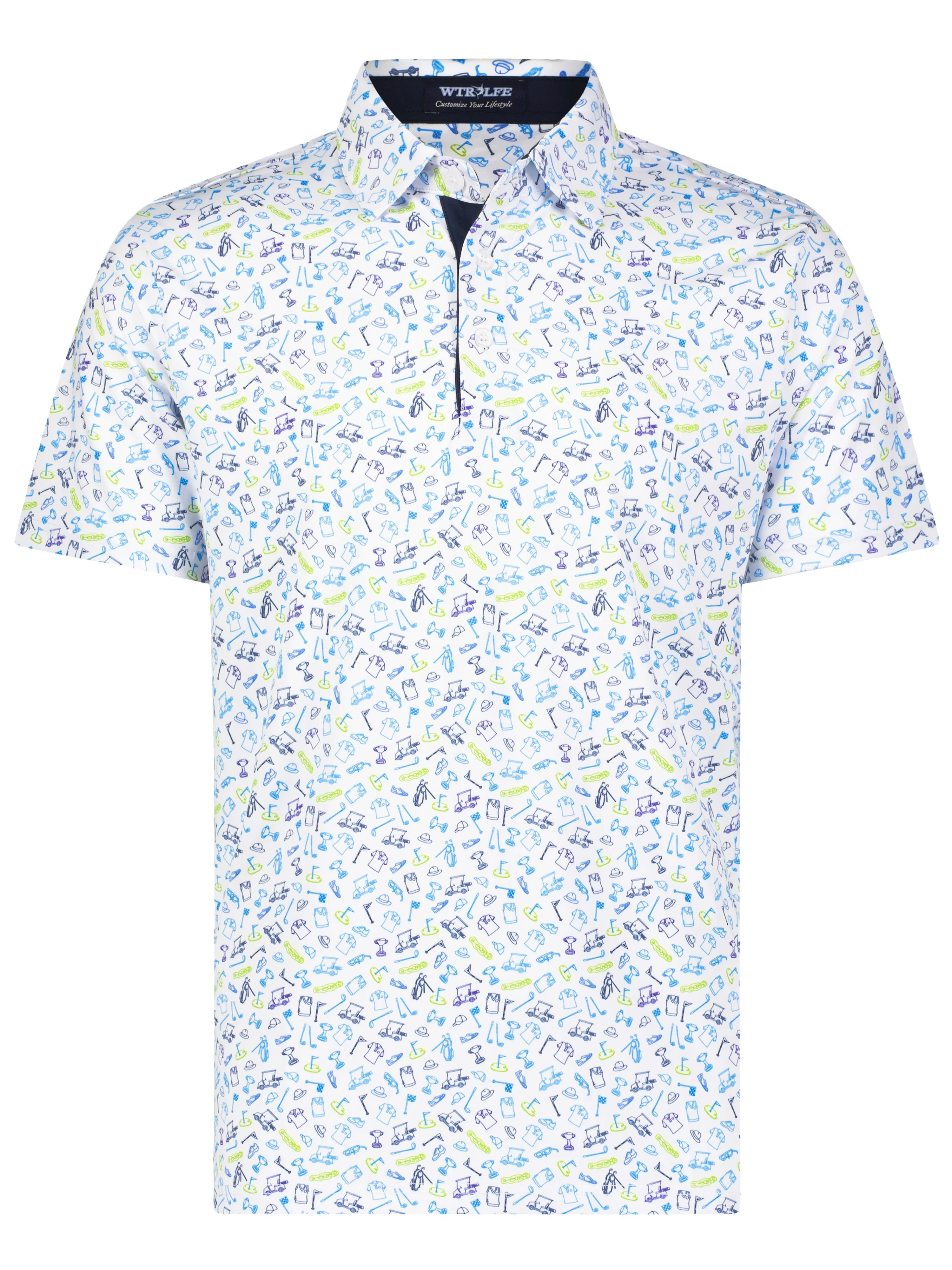 Links Print Polo sold by Zulily