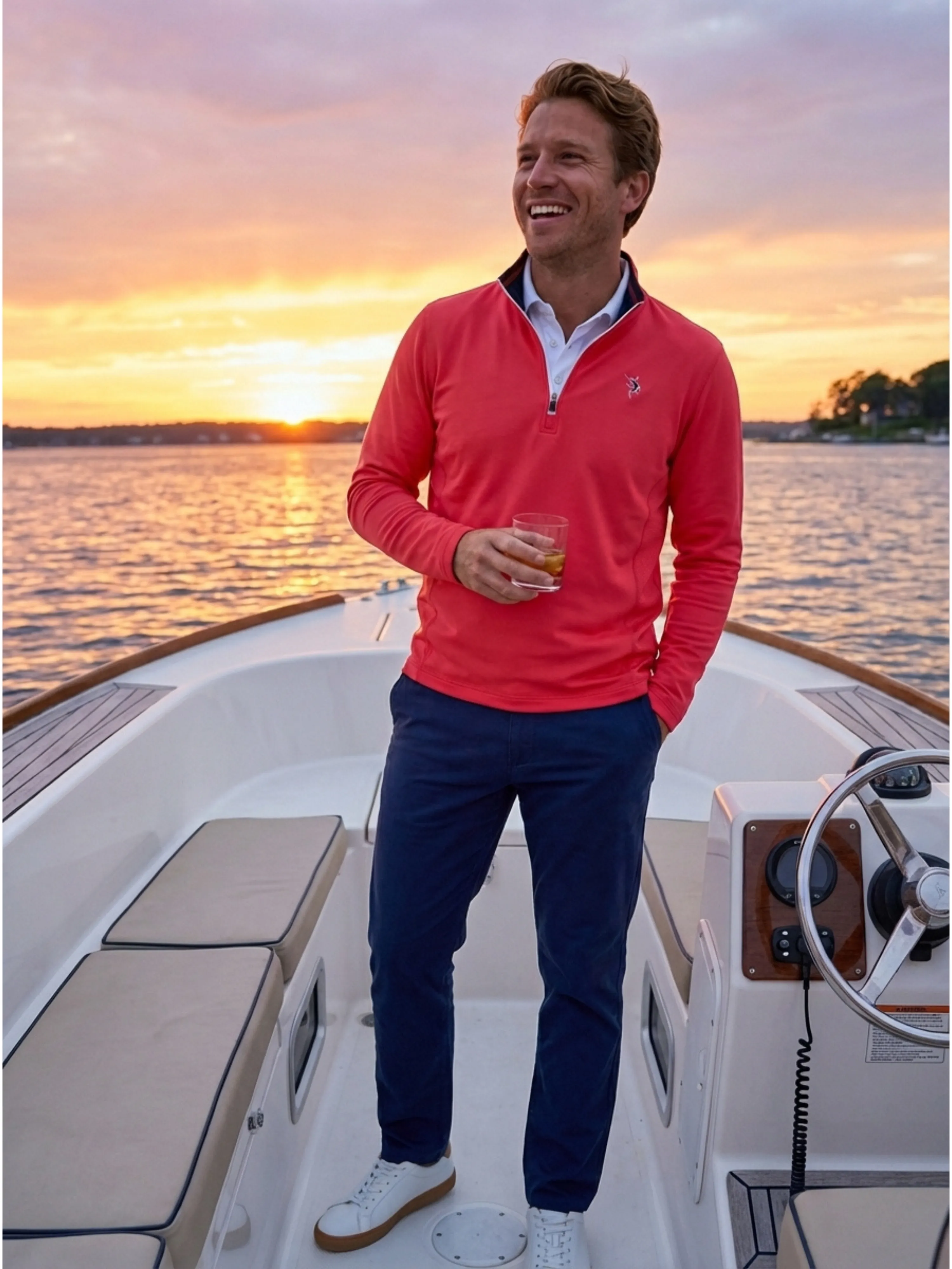 Montauk Quarter Zip Midweight Comfort sold by Zulily product image thumbnail 2