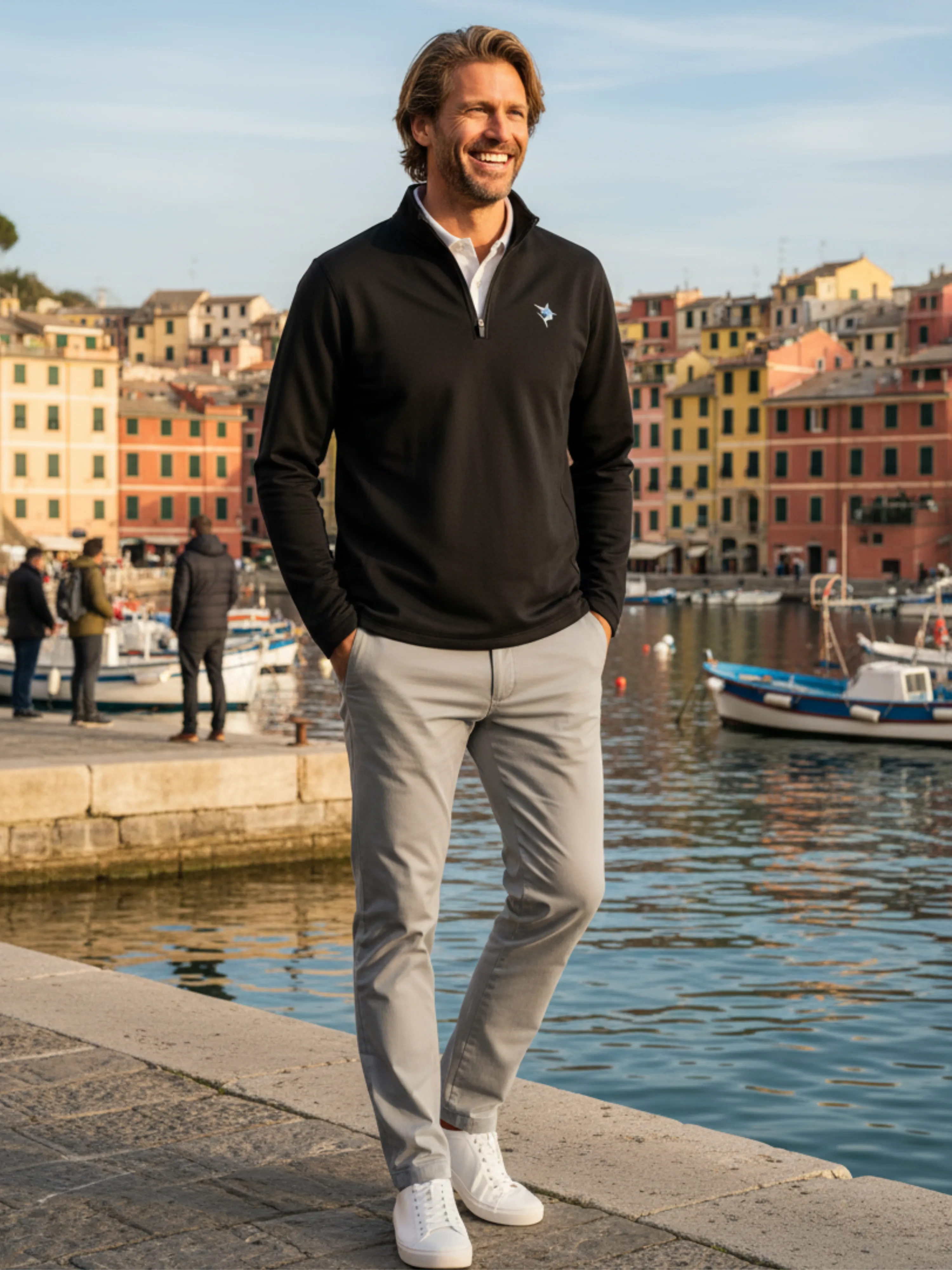 Montauk Quarter Zip Midweight Comfort sold by Zulily product image thumbnail 4