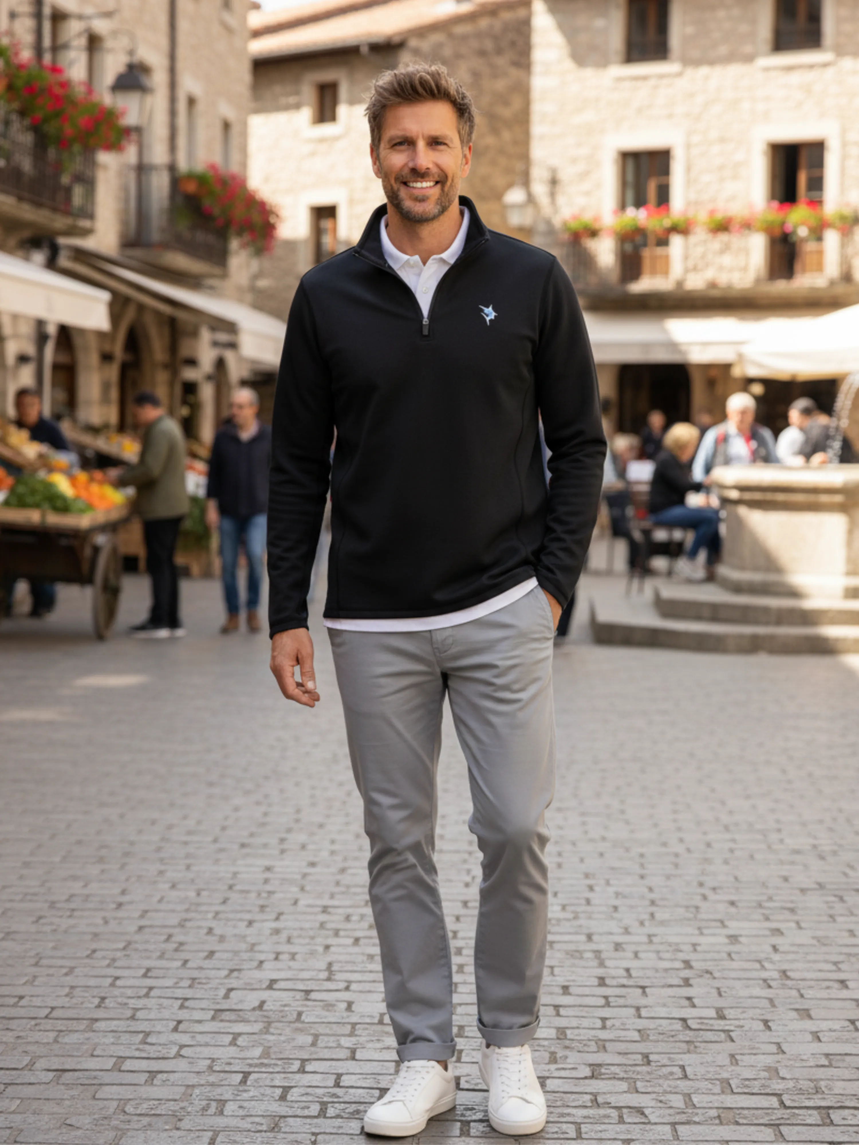 Montauk Quarter Zip Midweight Comfort sold by Zulily product image thumbnail 2