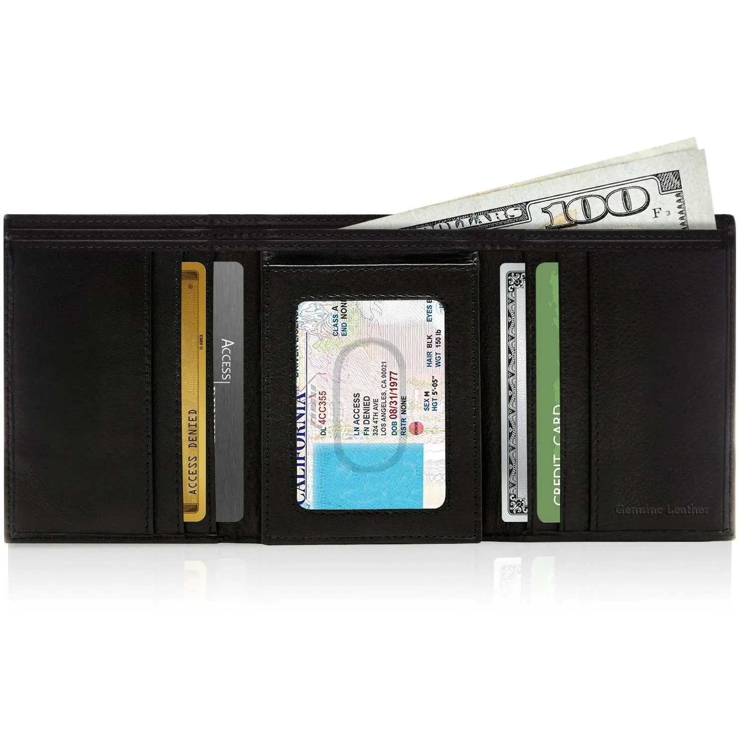 Trifold Wallet With Flip-Up ID sold by Zulily product image thumbnail 2
