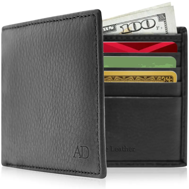 Slim Bifold Wallet With ID Window made by Zulily