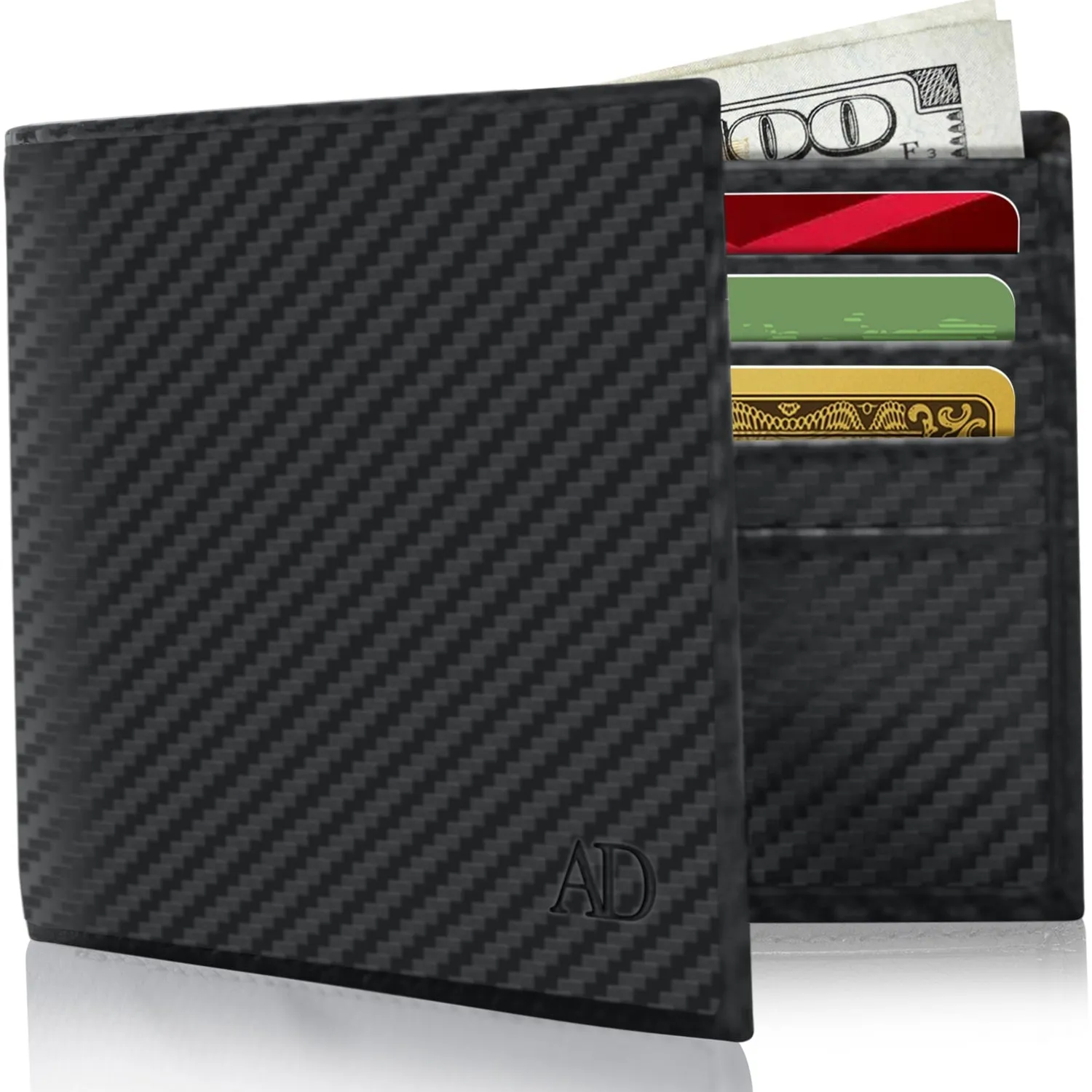 Slim Bifold Wallet With ID Window sold by Zulily product image thumbnail 2