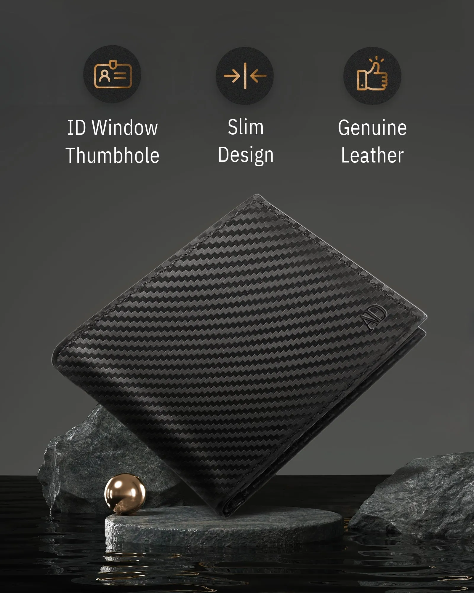 Bifold Wallet With Flip-Up ID Window sold by Zulily product image thumbnail 2