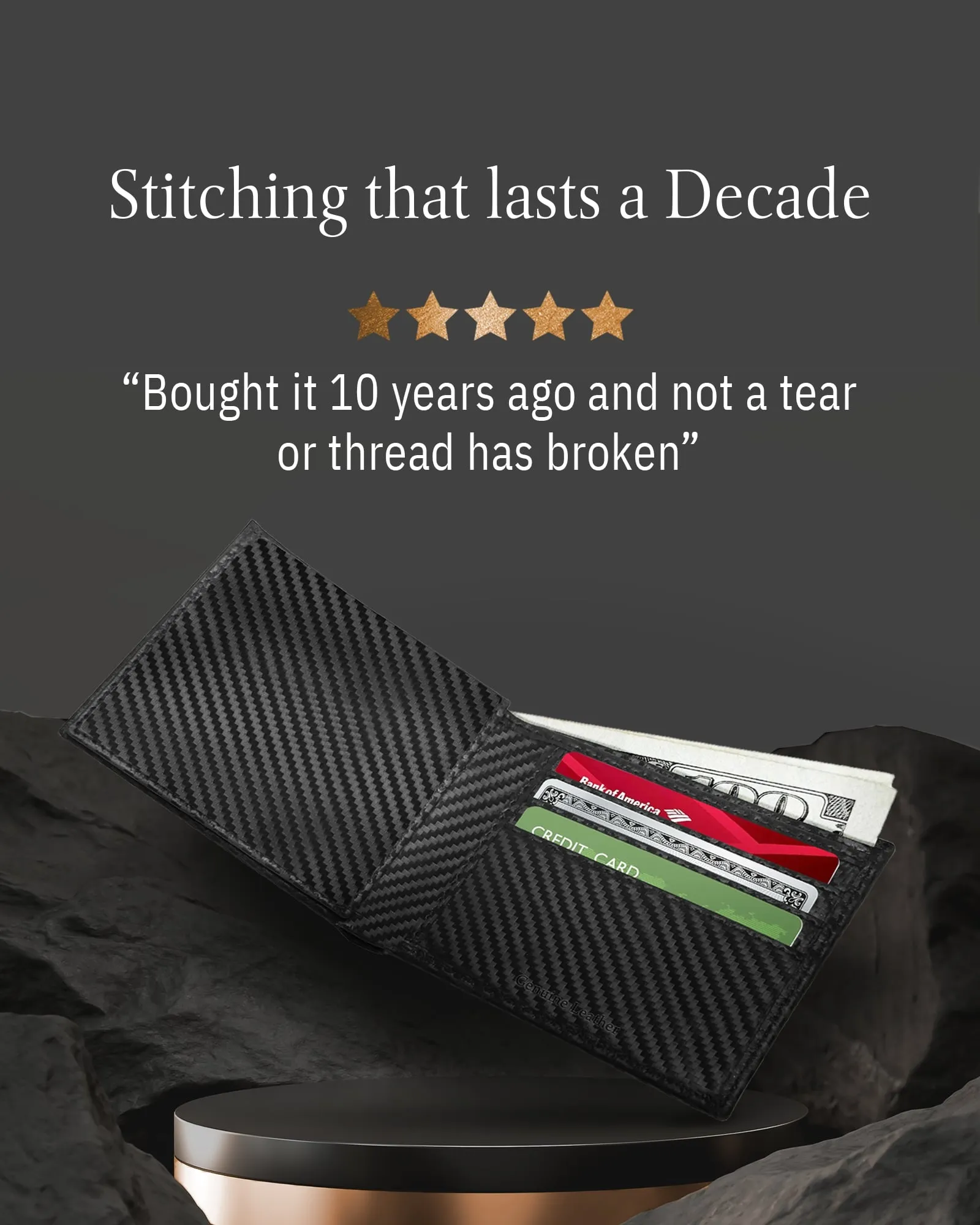 Bifold Wallet With Flip-Up ID Window sold by Zulily product image thumbnail 3