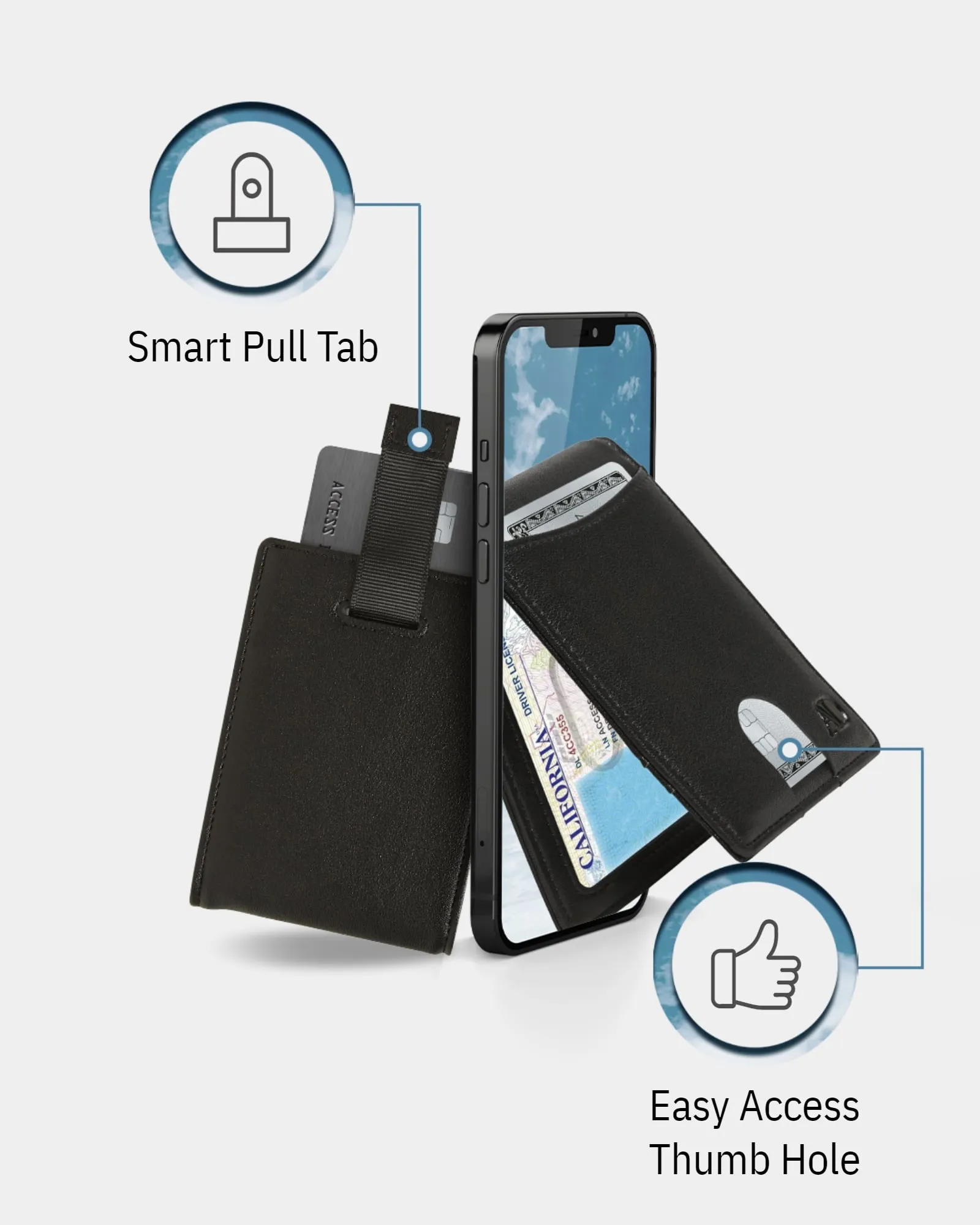 Money Clip Bifold Wallet W/ Pull Strap sold by Zulily product image thumbnail 4