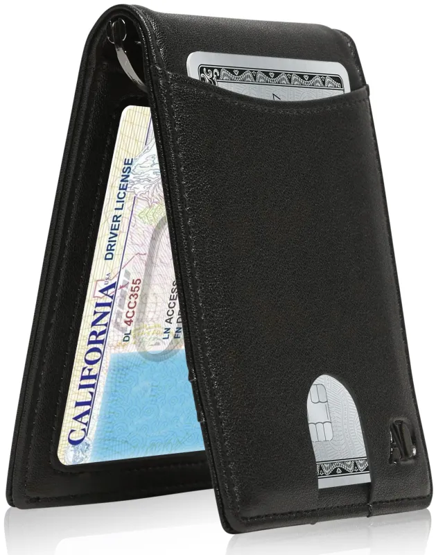 Money Clip Bifold Wallet W/ Pull Strap made by Zulily
