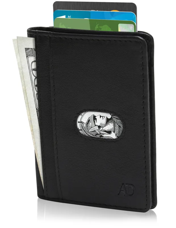 Slim Bifold Wallet With Pull Strap made by Zulily