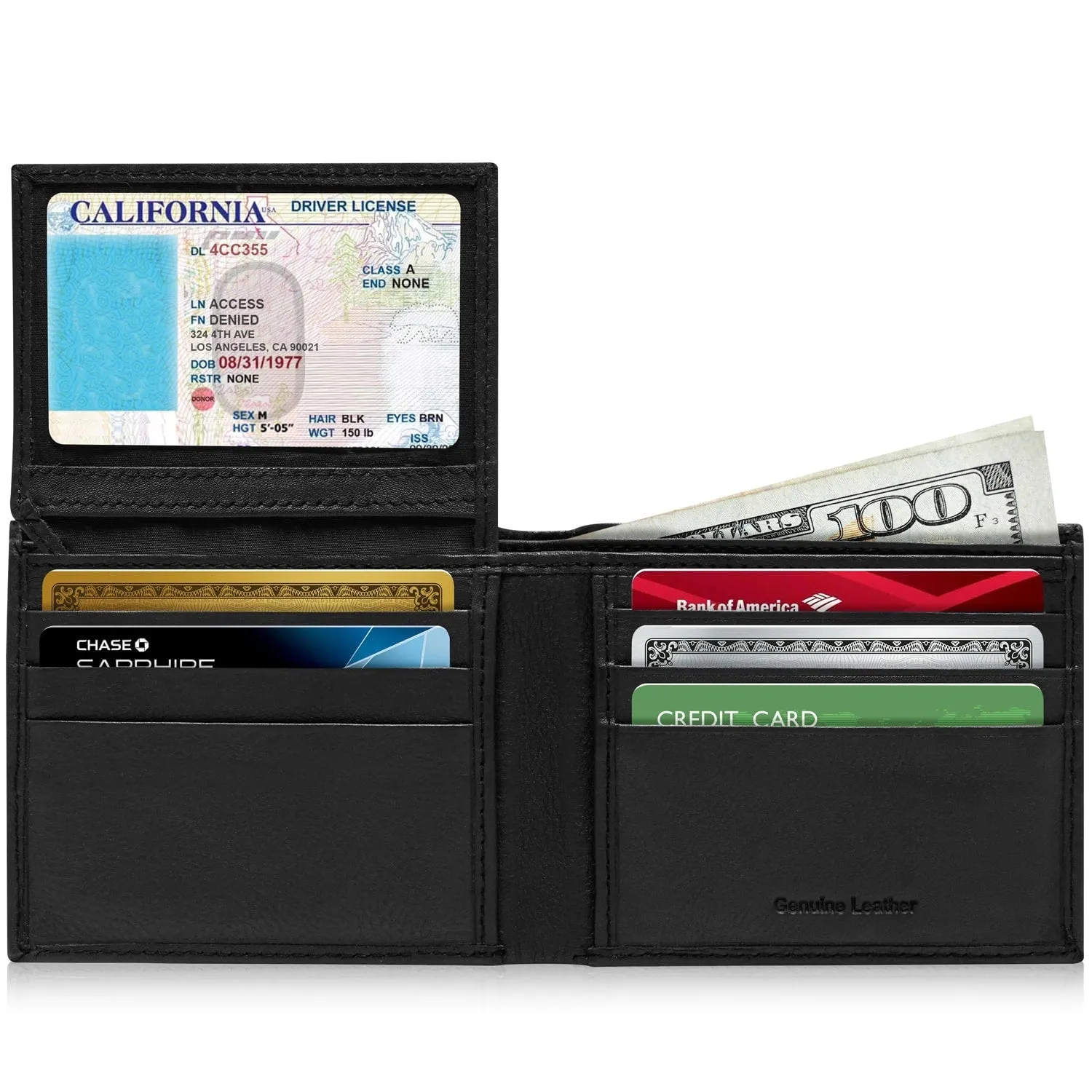 Leather Bifold Wallet sold by Zulily product image thumbnail 2