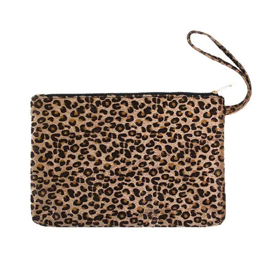 Leopard Print Large Pouch Clutch Bag sold by Zulily product image thumbnail 2