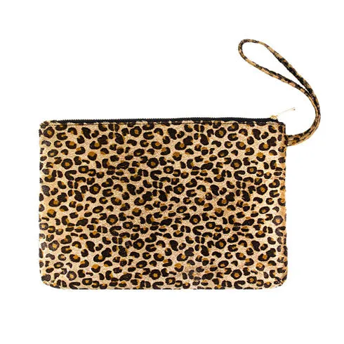 Leopard Print Large Pouch Clutch Bag sold by Zulily