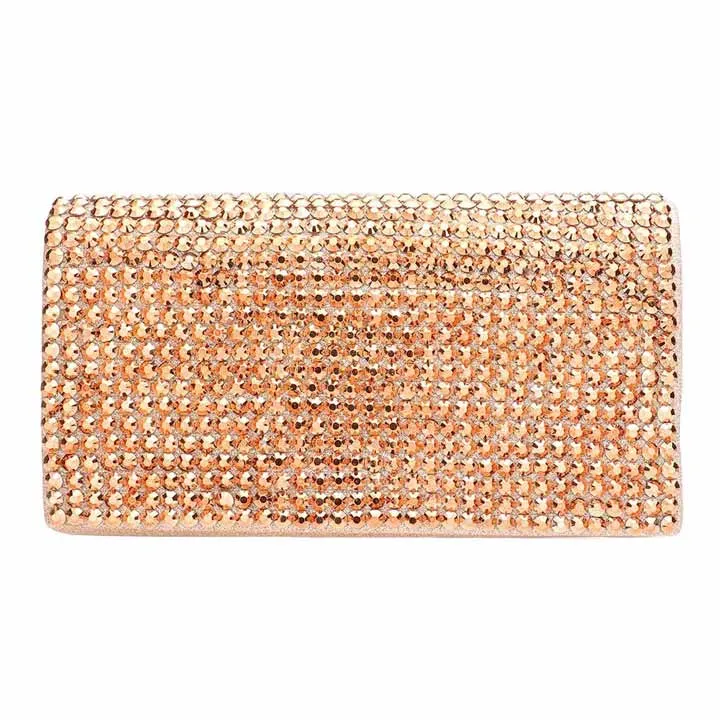 Bling Studded Evening Clutch Crossbody Bag sold by Zulily product image thumbnail 5