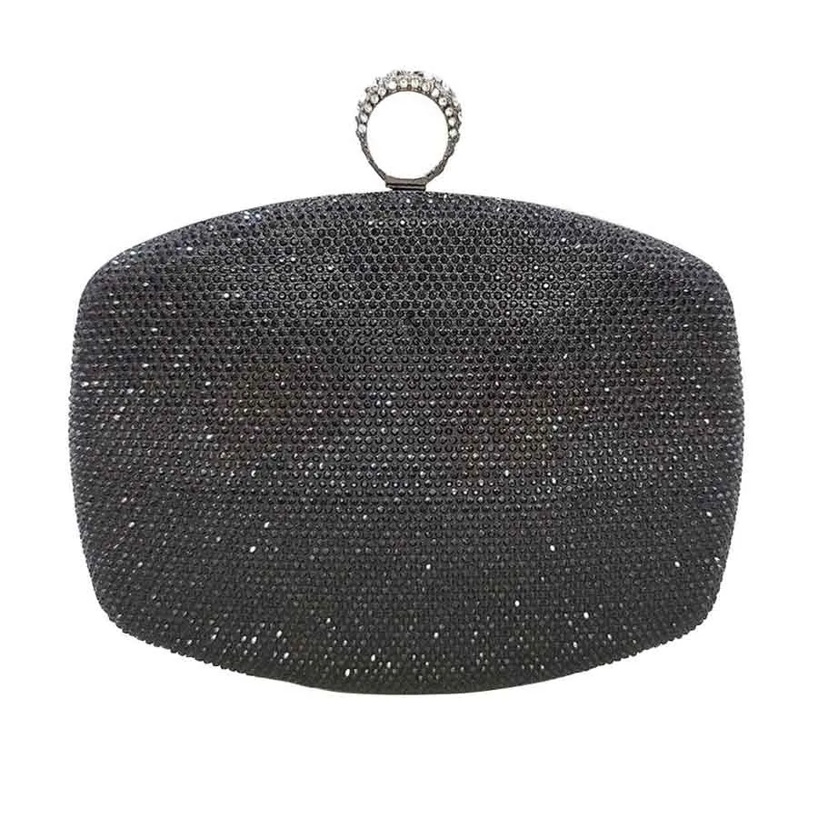 Shimmery Evening Clutch Bag Clasp Closure sold by Zulily product image thumbnail 5