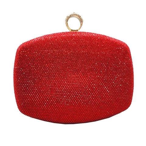 Shimmery Evening Clutch Bag Clasp Closure sold by Zulily product image thumbnail 4