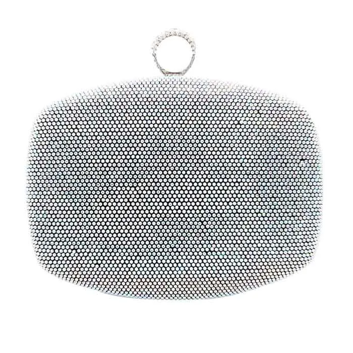 Shimmery Evening Clutch Bag Clasp Closure sold by Zulily