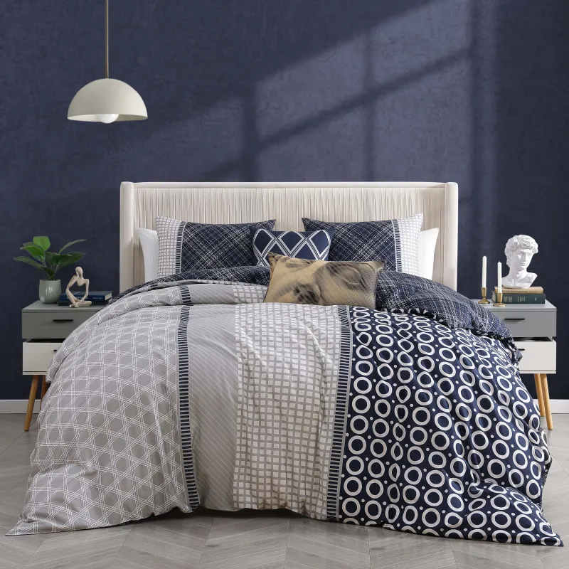 Bebejan Vertigeo 5 Piece Reversible Comforter Set made by Zulily