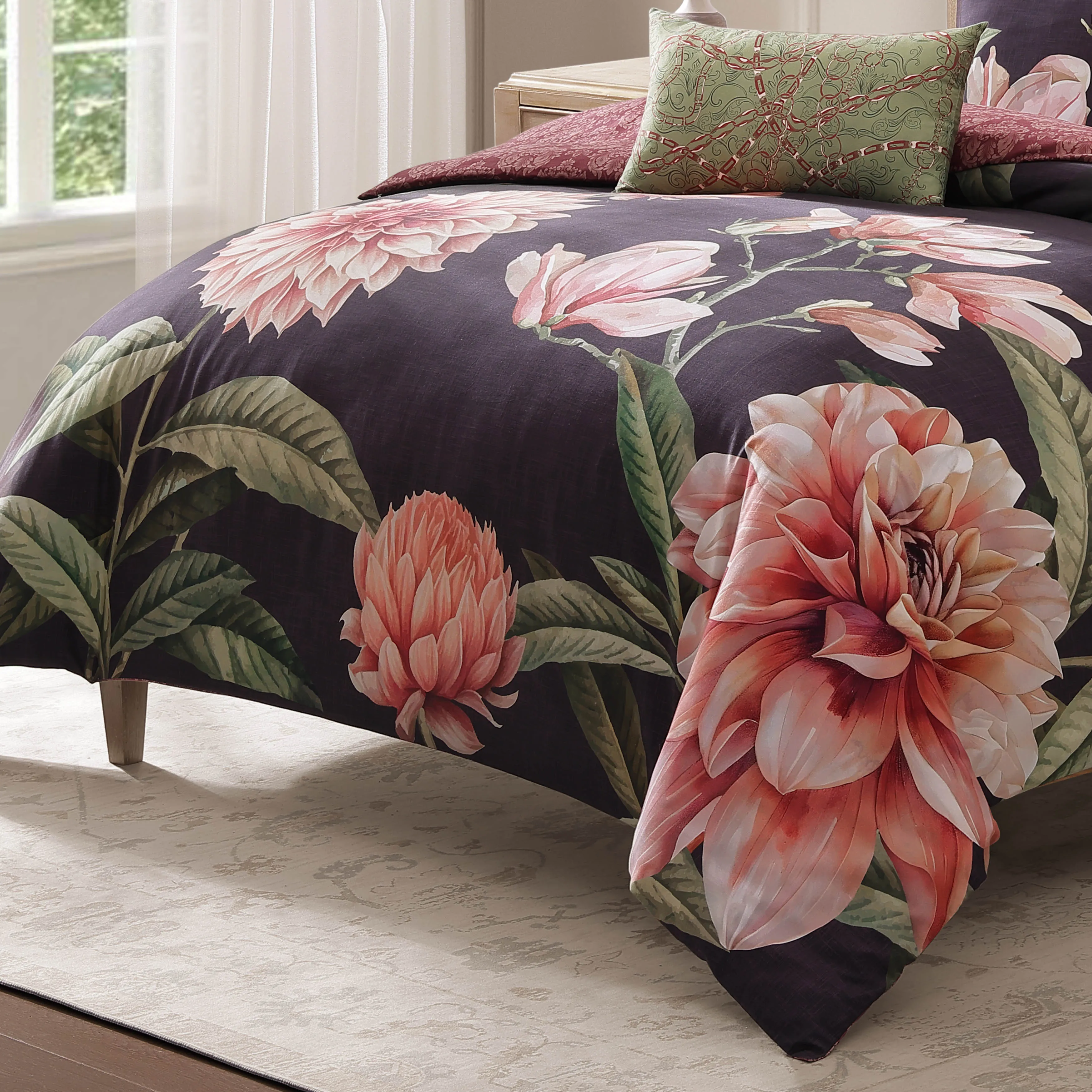 Bebejan Blush Serenade 5 Piece Reversible Comforter Set sold by Zulily product image thumbnail 5