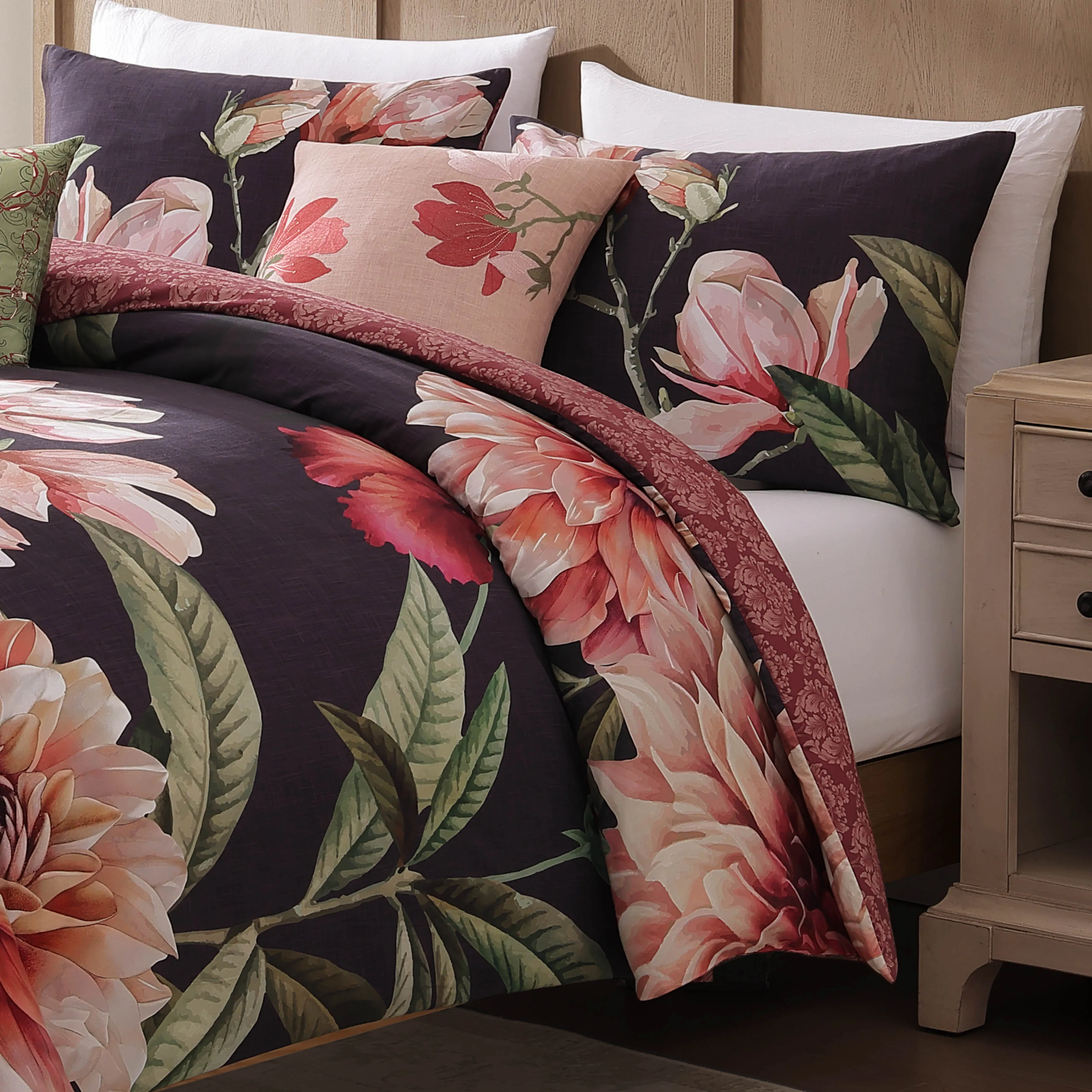 Bebejan Blush Serenade 5 Piece Reversible Comforter Set sold by Zulily product image thumbnail 3