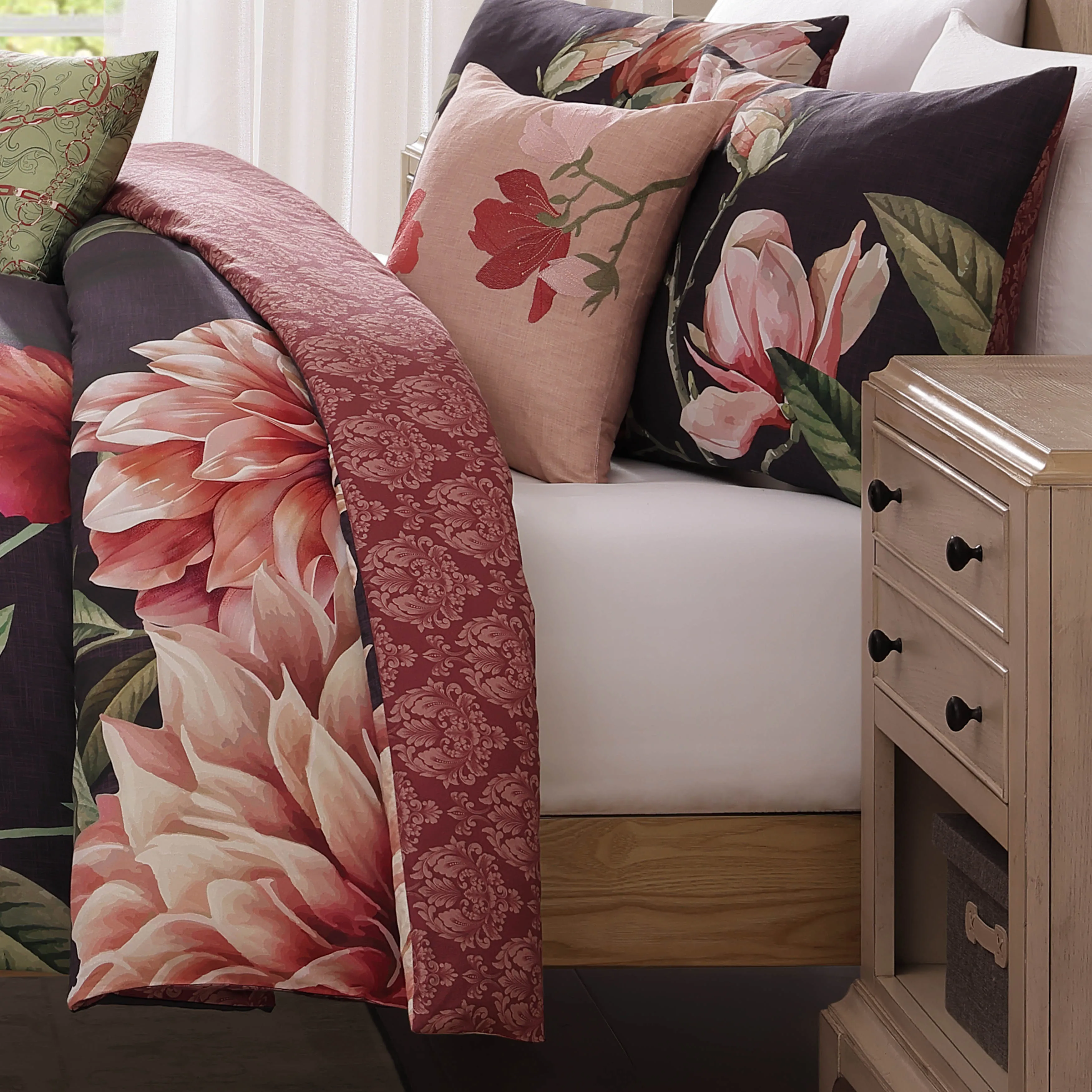 Bebejan Blush Serenade 5 Piece Reversible Comforter Set sold by Zulily product image thumbnail 4
