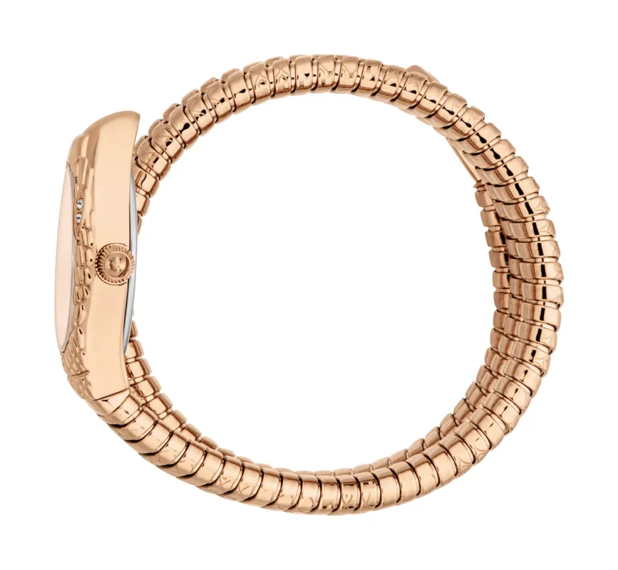 Just CAVALLI Women Watch, Rose Gold Color Case, Rose Gold Dial, Rose Gold Color Metal Bracelet, 2 Hands, 3 Atm made by Just Cavalli