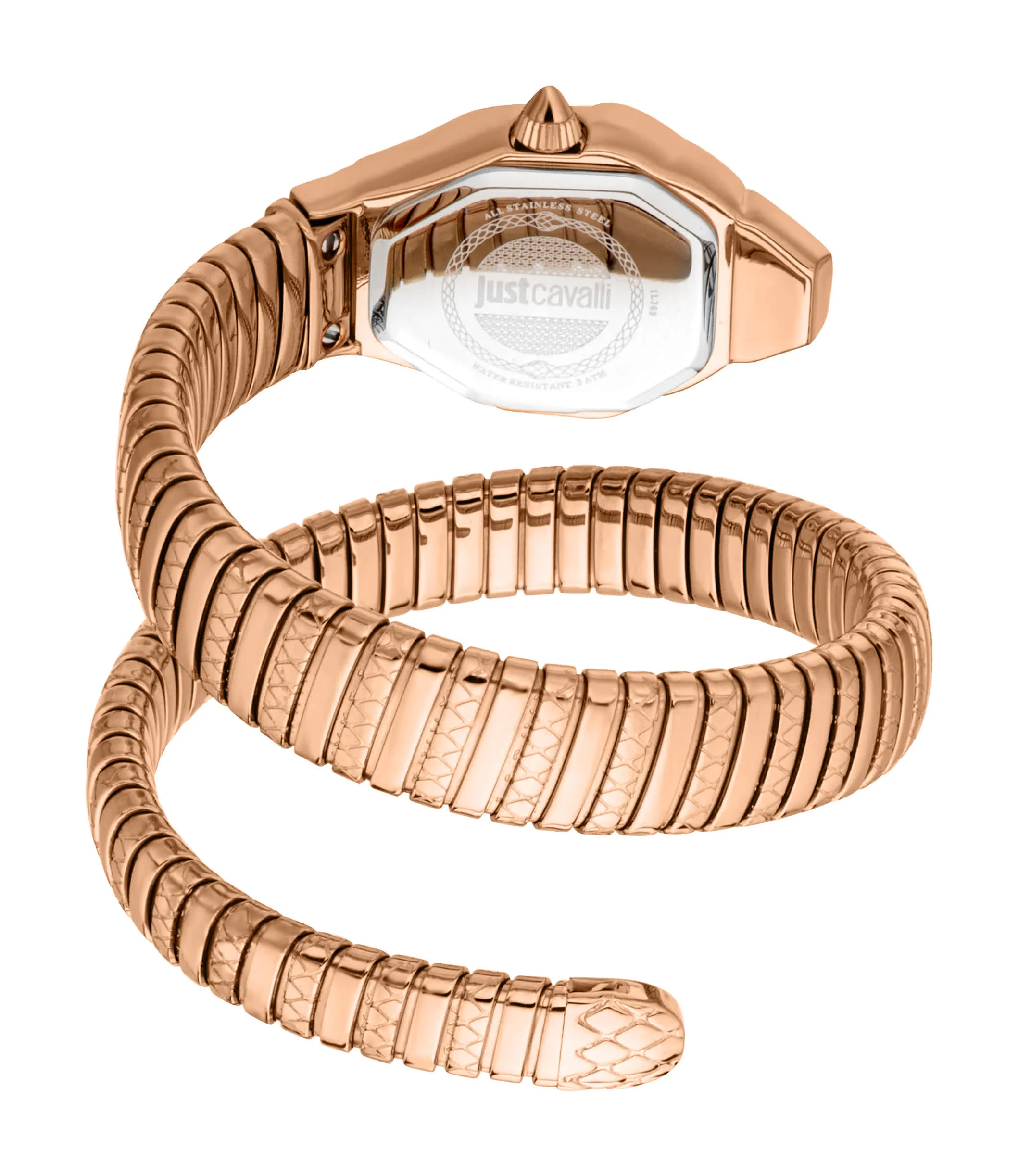 Just CAVALLI Women Watch, Rose Gold Color Case, Rose Gold Dial, Rose Gold Color Metal Bracelet, 2 Hands, 3 Atm sold by Zulily product image thumbnail 5