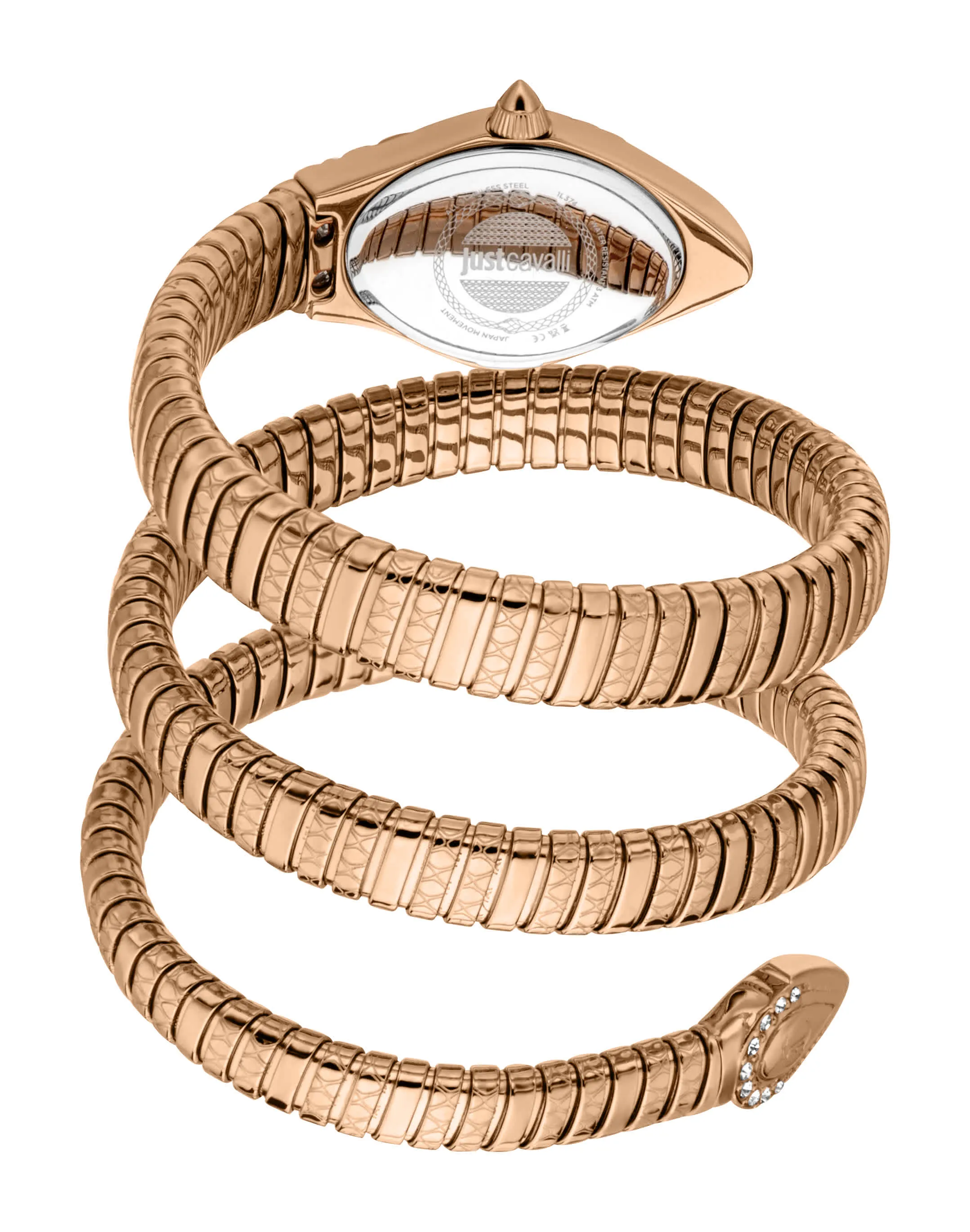 Just CAVALLI Women Watch, Rose Gold Color Case, Rose Gold Dial, Rose Gold Color Metal Bracelet, 2 Hands, 3 Atm sold by Zulily product image thumbnail 2
