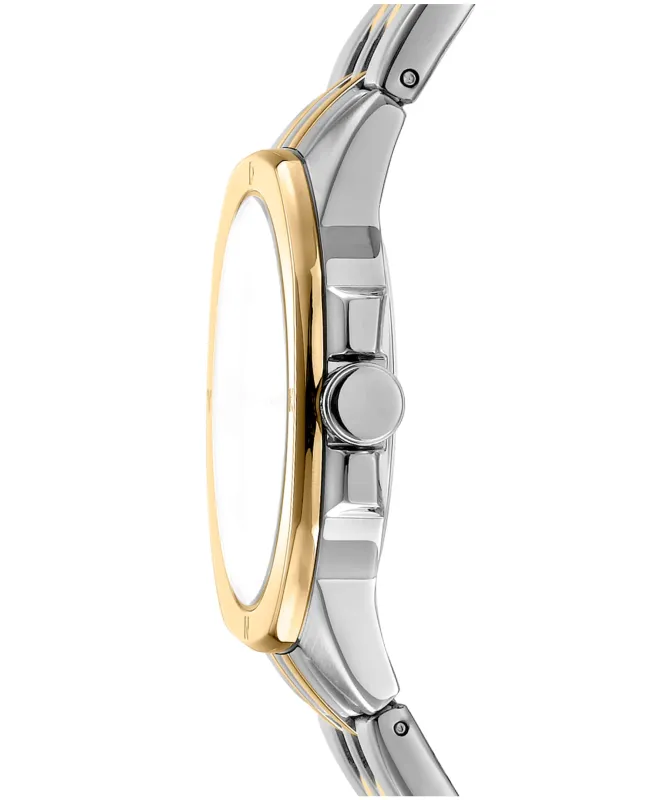 Dkny Women Watch, Two Tone Silver & Gold Color Case, Light Blue Dial, Two Tone Silver & Gold Color Metal Bracelet, 3 Hands, 5 Atm made by DKNY
