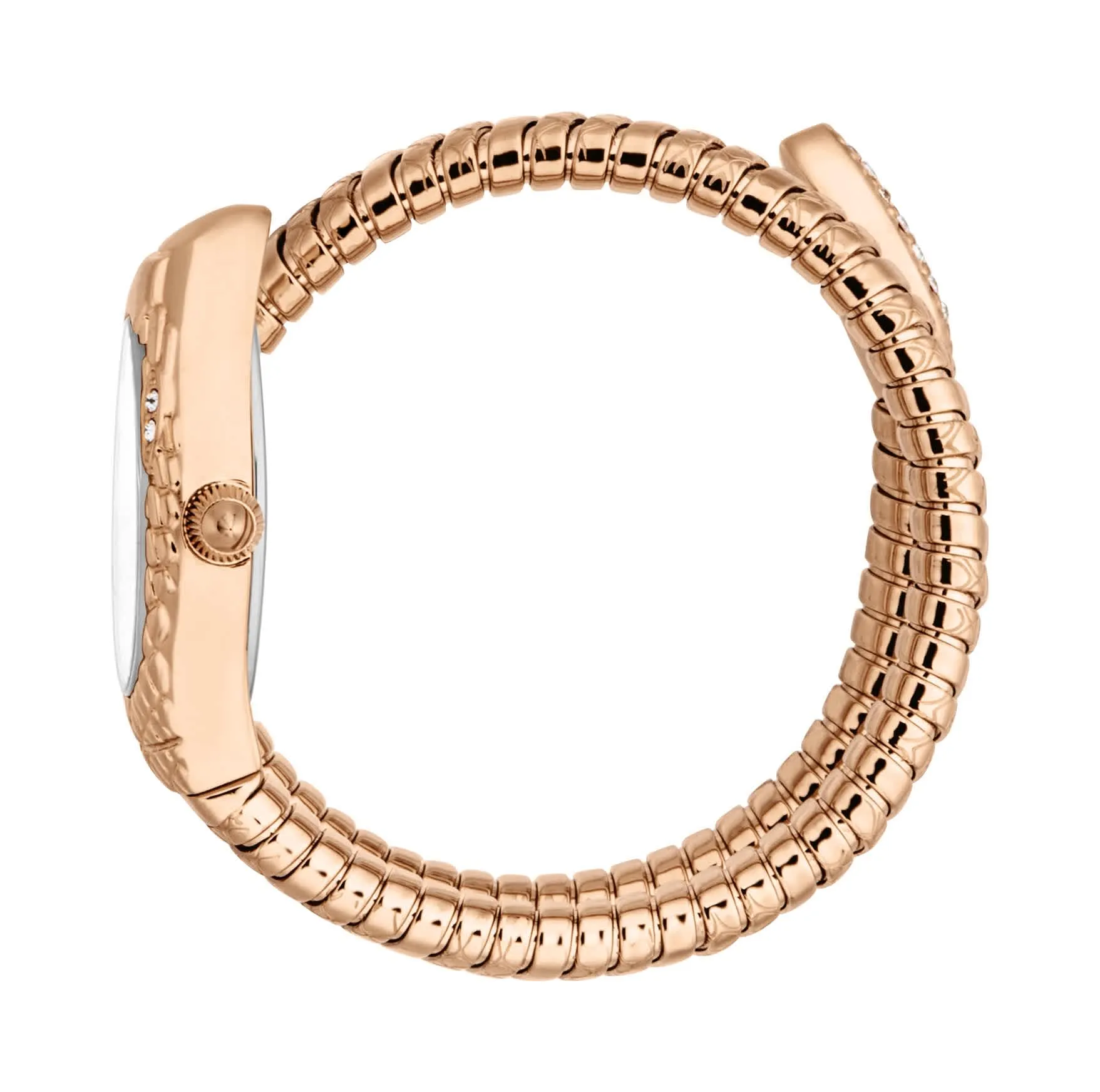 Just CAVALLI Women Watch, Rose Gold Color Case, Silver Dial, Rose Gold Color Metal Bracelet, 2 Hands, 3 Atm sold by Zulily product image thumbnail 4